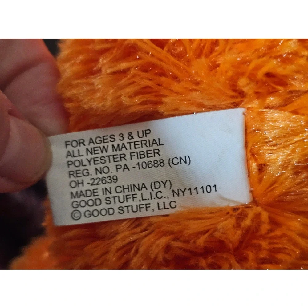 Good Stuff Halloween Orange Teddy Bear‎ with Trick or Treat Bag & Cape 12